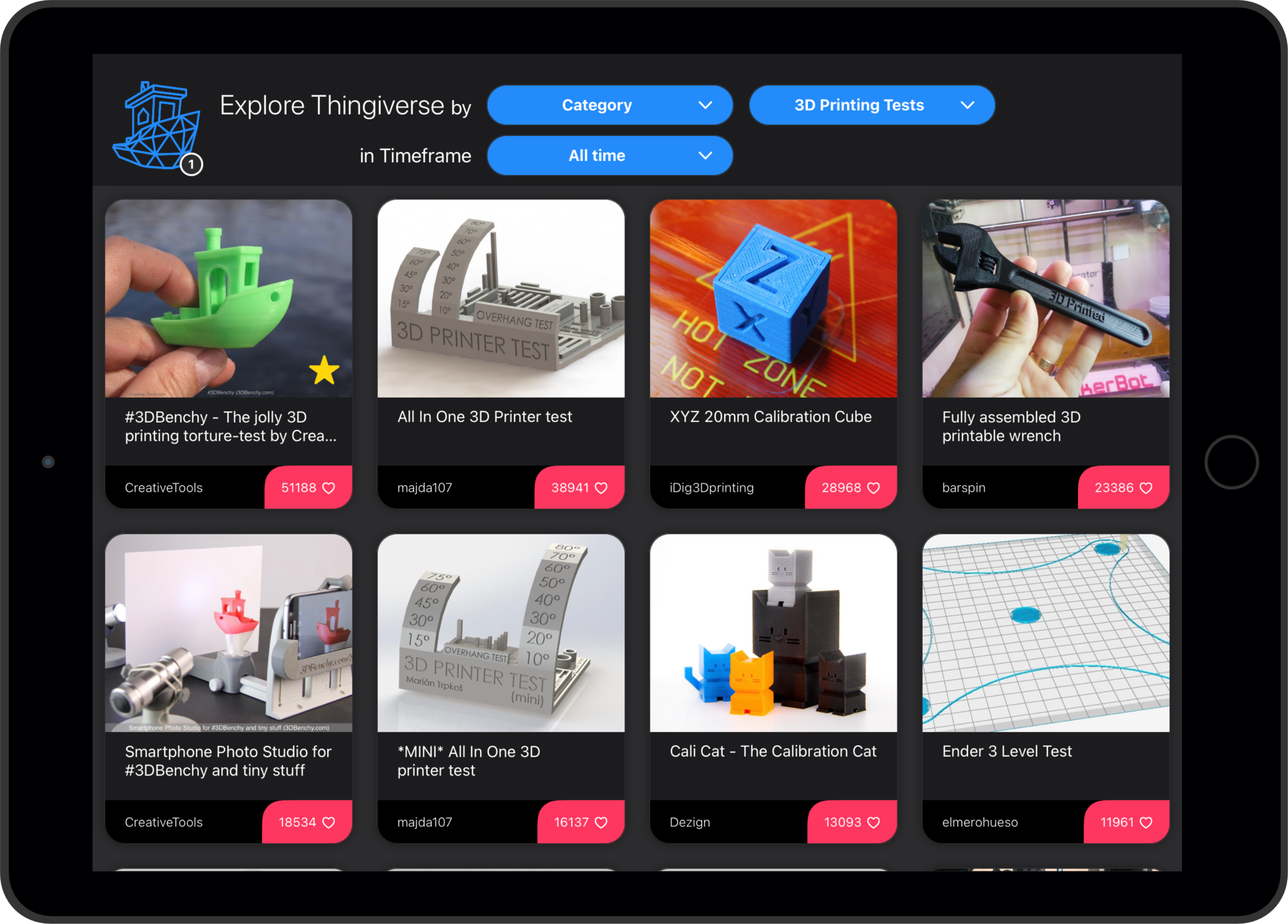 Browse Thingiverse