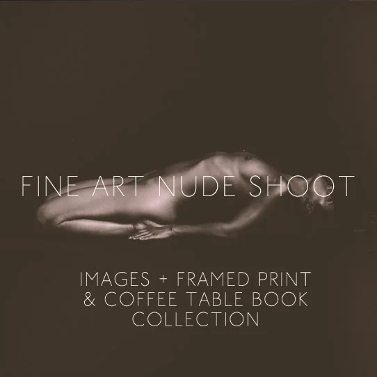 Fine Art Nude Shoot + 20 Image Coffee Table Book + Images &amp; Framed Print