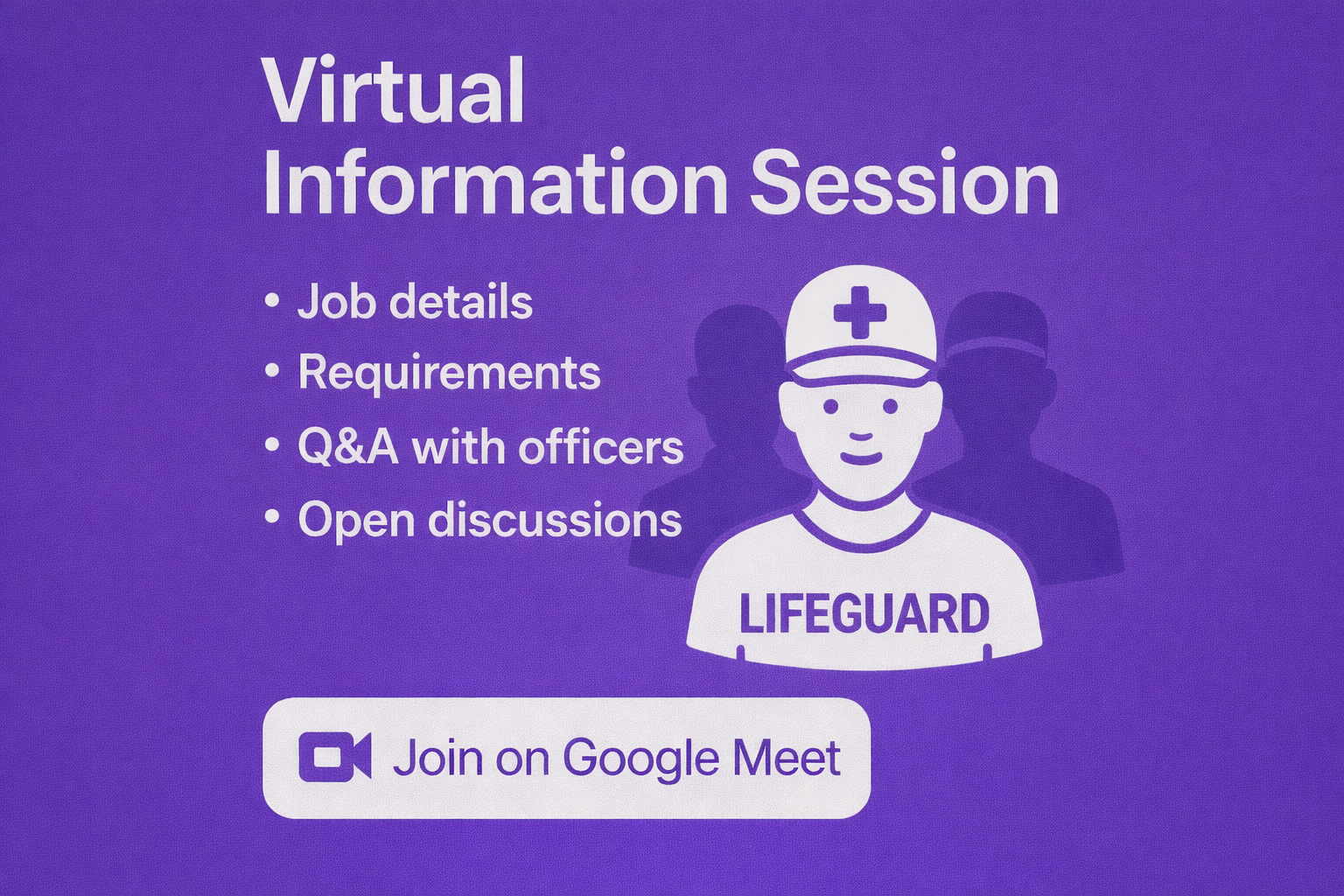 Lifeguard Virtual Info Session