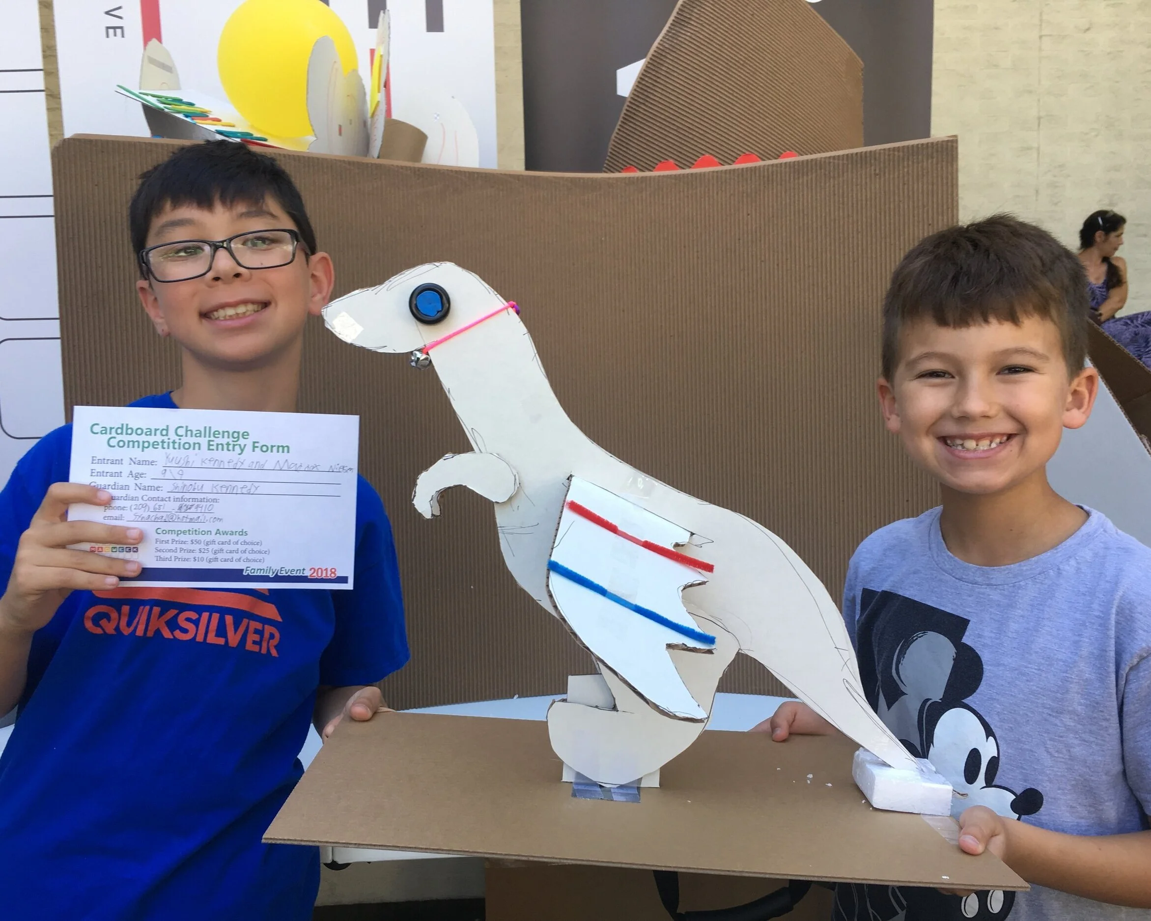 Second Prize: Yuushi Kennedy & Maddax Nielsen