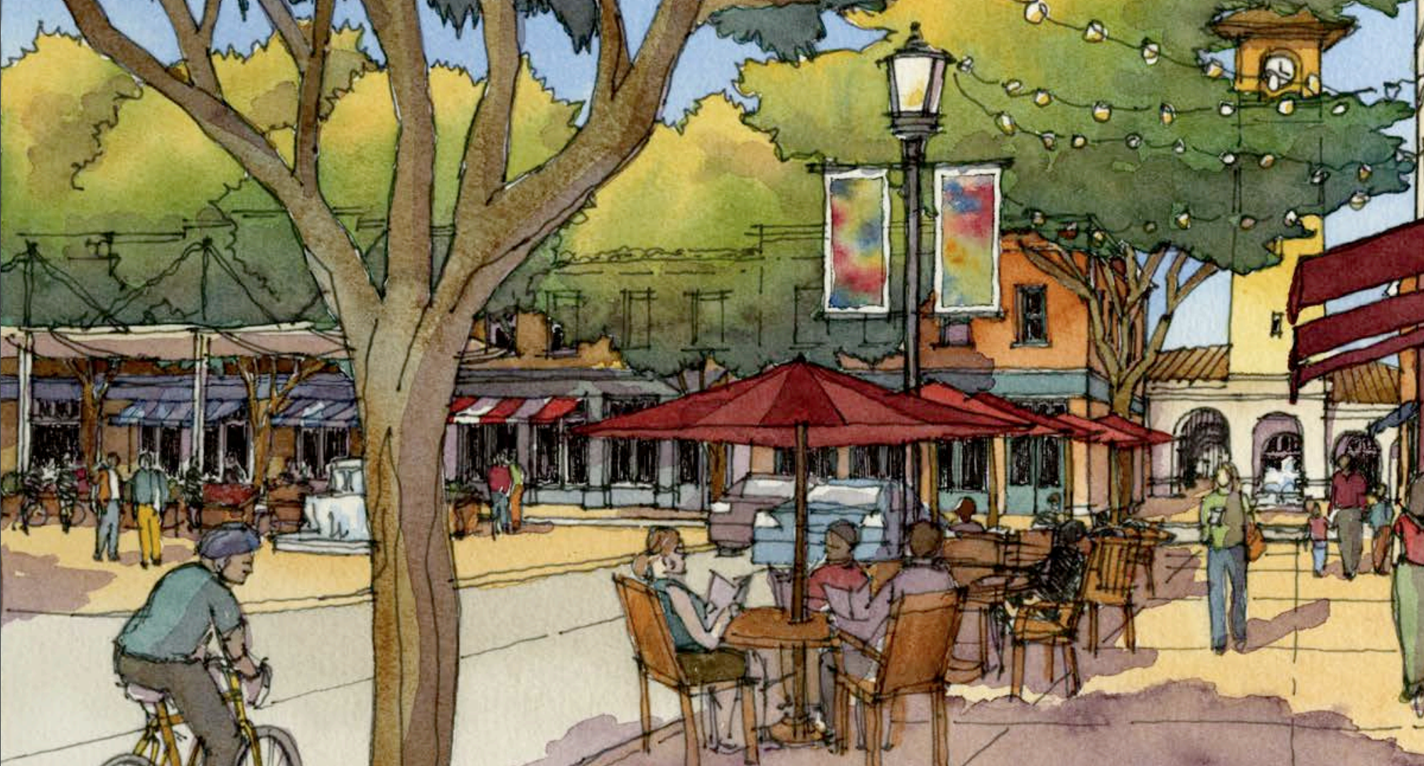 Read more about the Modesto Downtown Master Plan, including notes and presentation from the Kickoff Downtown Walking Tour and Visioning Workshop (July 22, 2019) here .