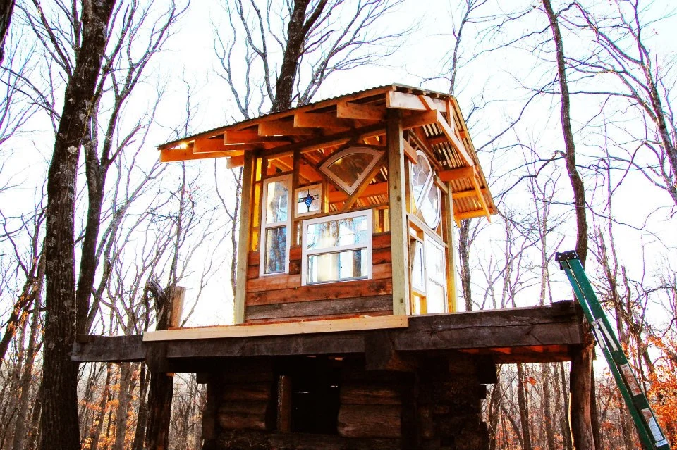 Deep Woods Cabin Treehouse Renovation