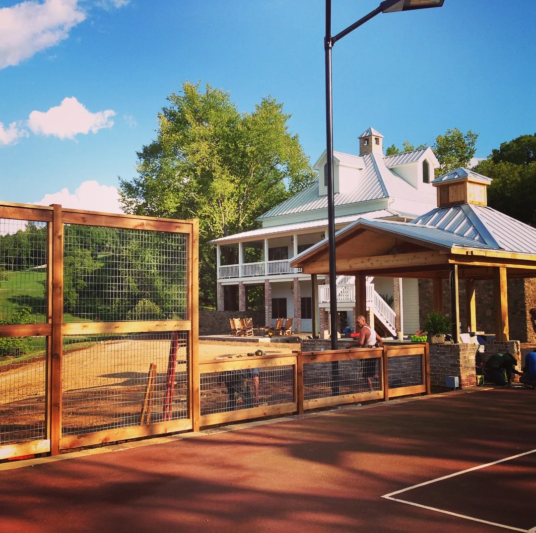 Jasper Tennis Court Fence