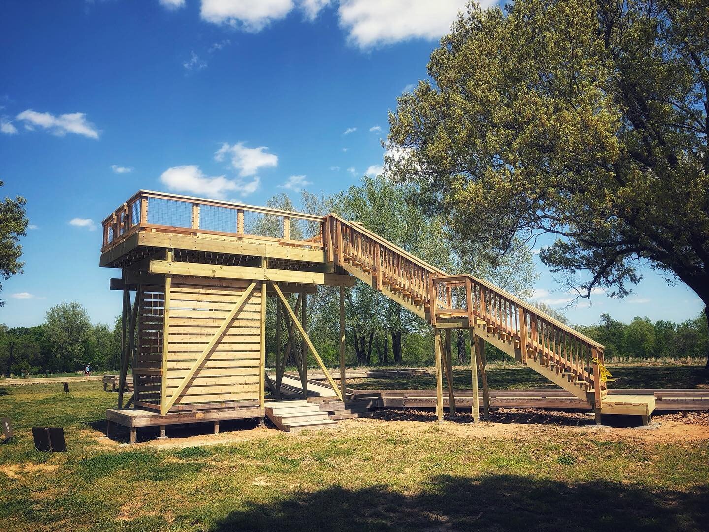Design and build for a raised archery platform at the Game and Fish Nature Center.  Thanks to the whole team for pulling together to get this one done!
.
@arkansasgameandfish