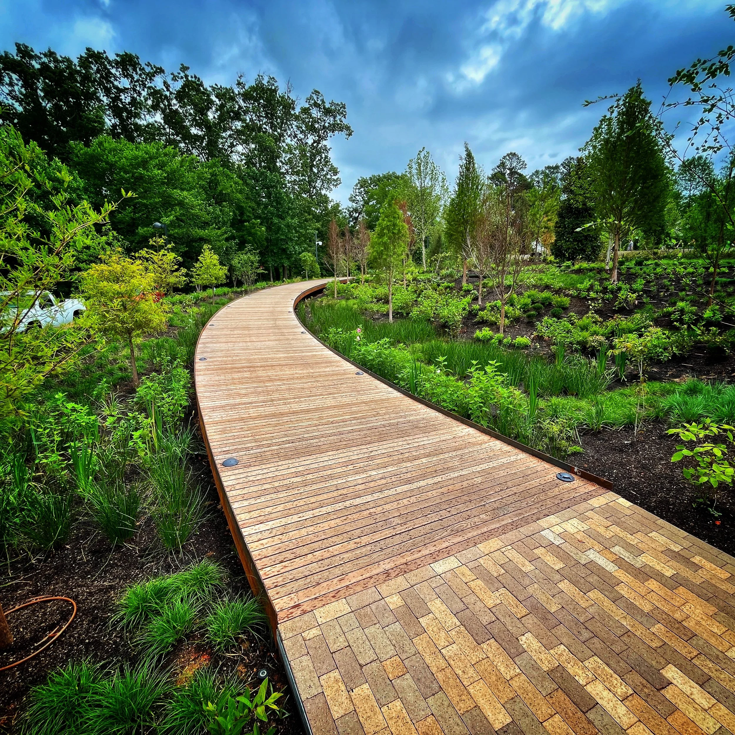 Crystal Bridges Orchard Trail Boardwalk, Bentonville, Arkansas