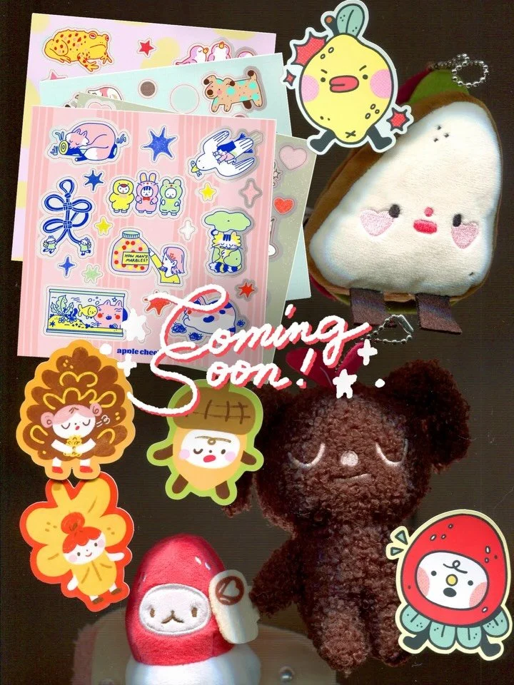 My shop update is coming up soon on Saturday 11/22 at 9am pst! These are some of the fun things you can expect when it goes live. A sale, freebie stickers, new sticker sheets, and more~