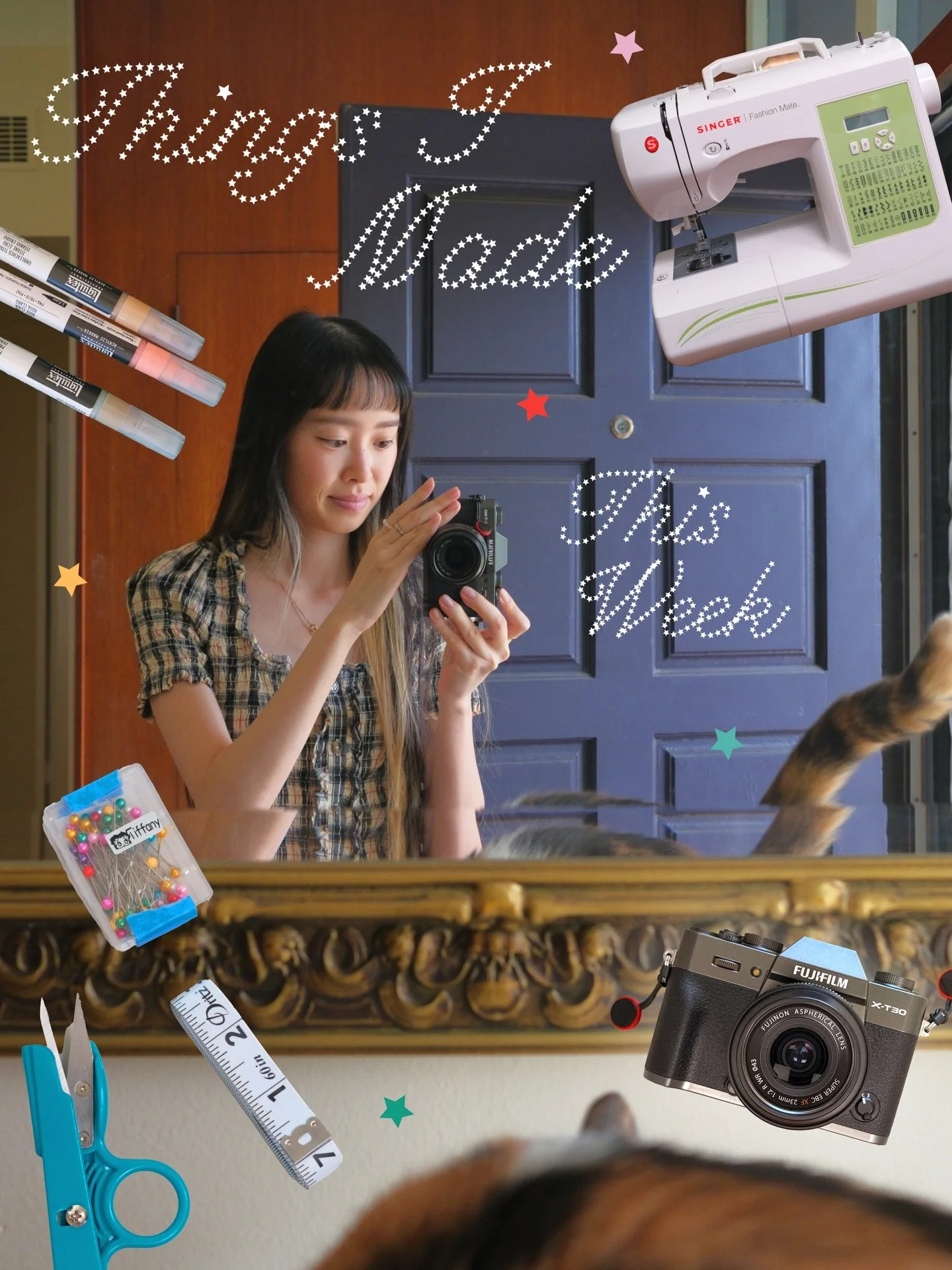 I was creating a lot of stuff from sewing projects to fonts to artwork, it was the most fun week. I&rsquo;d say it&rsquo;s a perfect week. The more I make stuff with fabric, the easier it gets too, I&rsquo;ve been having a lot of fun trying to wrap m