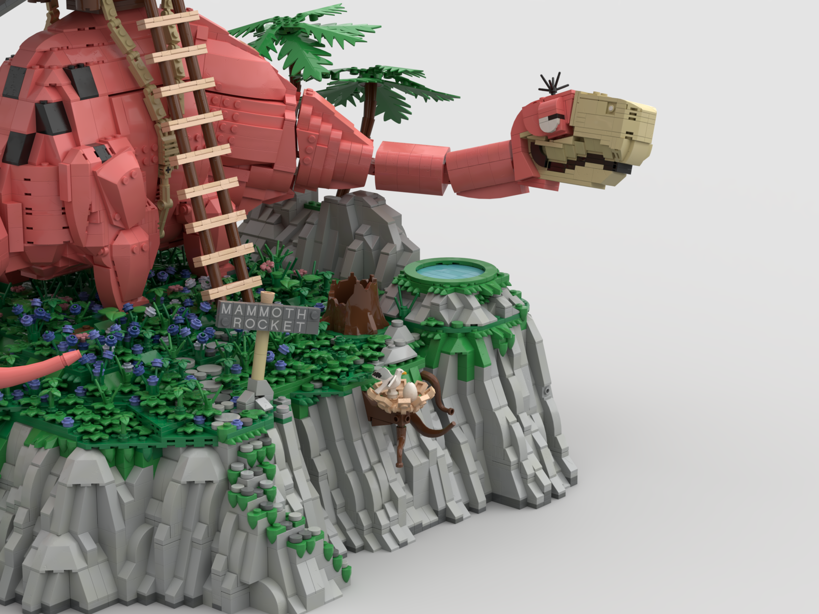 Mammoth Rocket Ride detail