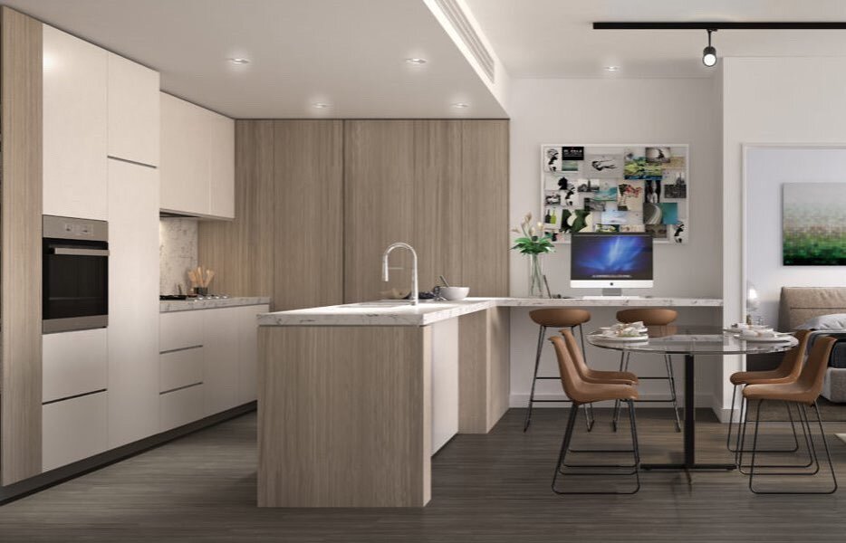 On the banks of the Yarra River, Parkview Apartments are a collection of luxury residences inspired by the beauty of nearby Yarra River parklands. 
Each apartment is designed with sleek interior finishes, from stone benchtops, high end joinery to tim