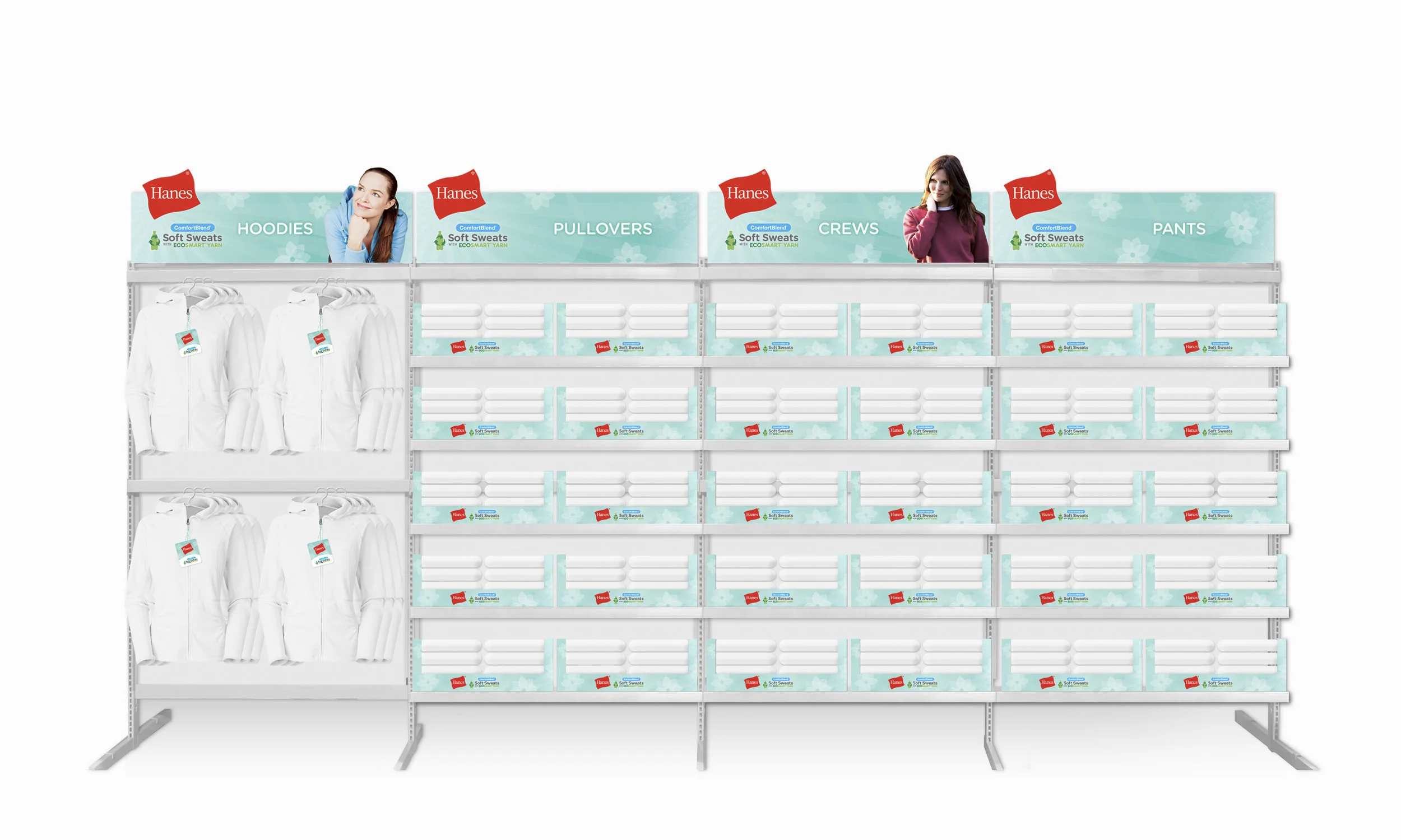 Hanes Soft Sweats Store Render: Womens