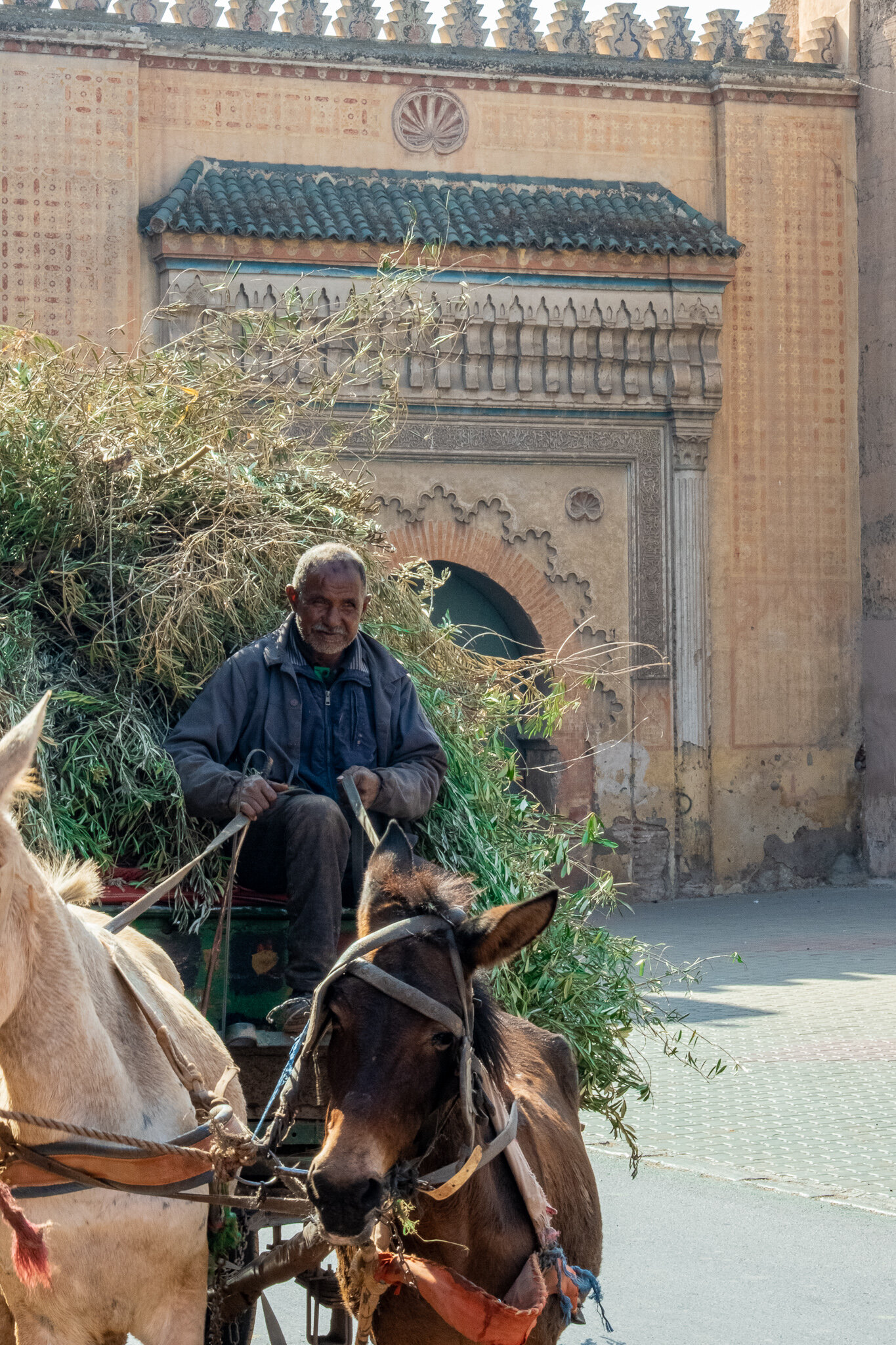 A delivery to a hammam