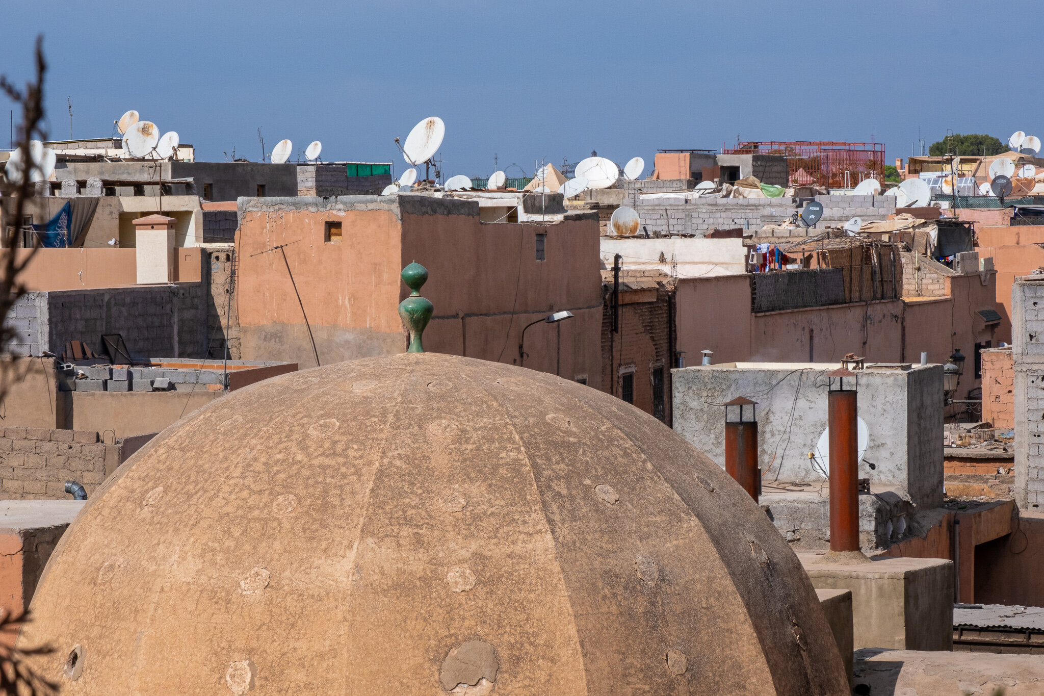 A Marrakesh rooftop view