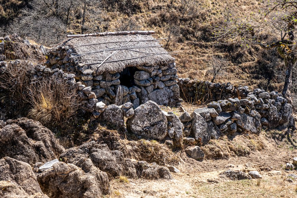 A typical stone home