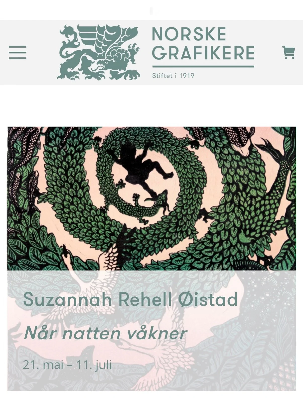 Velkommen til &aring;pningen av &laquo;N&aring;r natten v&aring;kner&raquo; hos Norske Grafikere! 🥂🌜

Siste finpuss og litt kvalitetskontroll fra Birk. 

Torsdag 21. mai kl. 18 Tollbugata 24, Oslo

Utstillingen st&aring;r til 11. juli

#utstillings