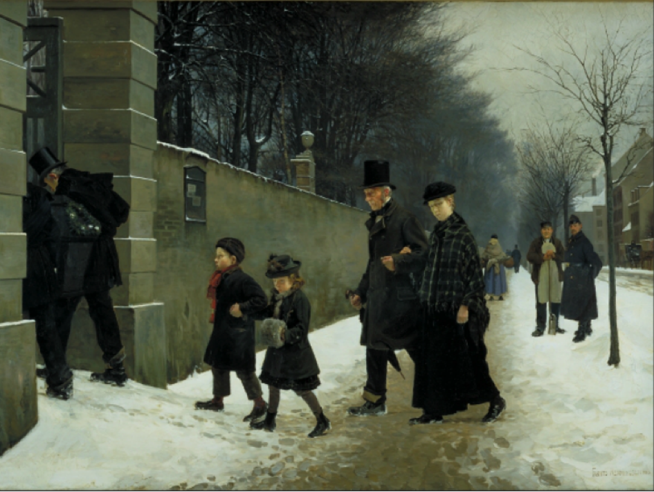 Frantz Henningsen, En begravelse / A Funeral 