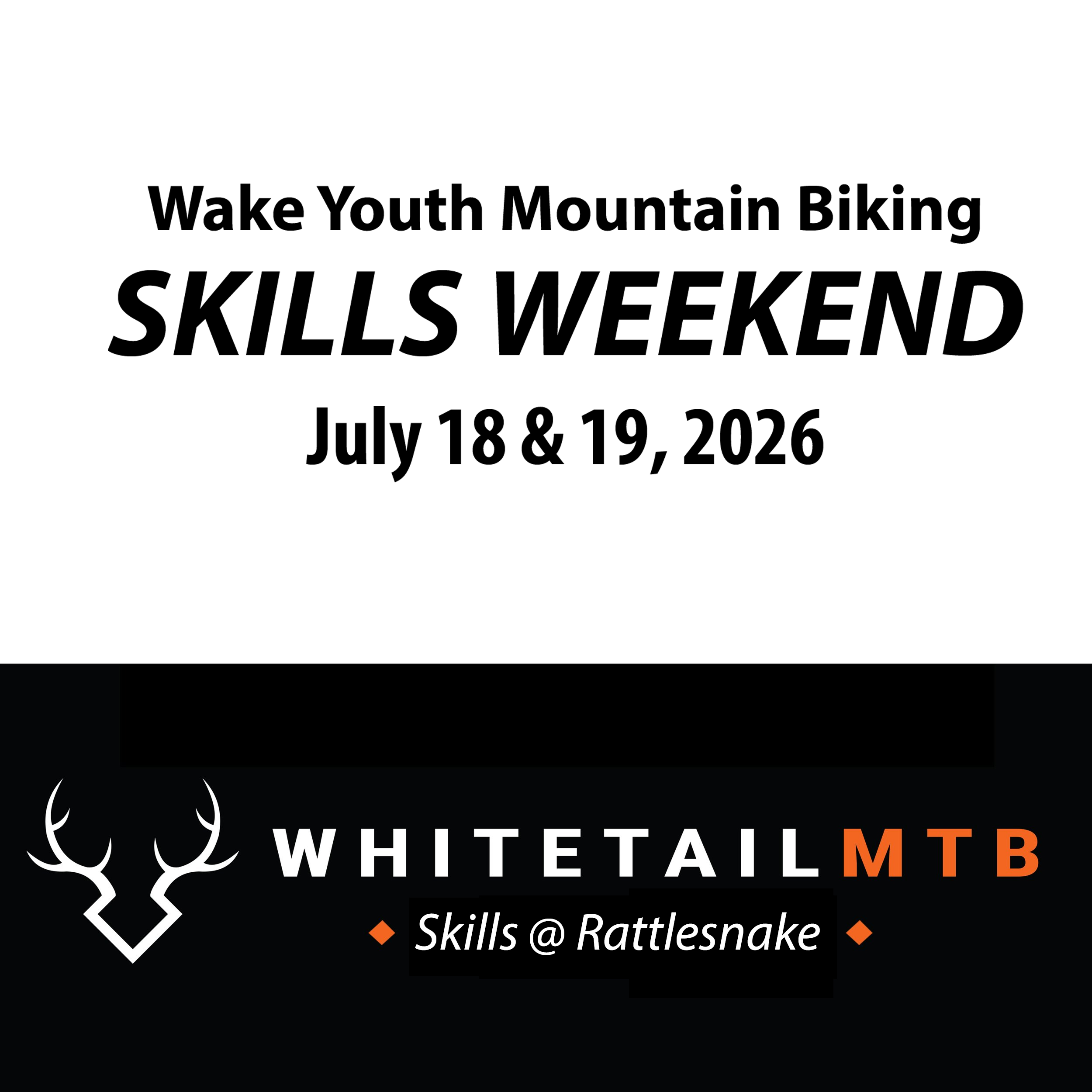 Wake Youth MTB Skills Weekend at Rattlesnake Bike Park