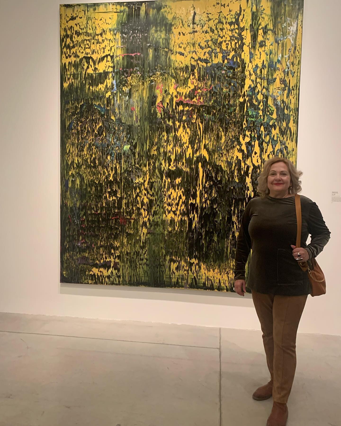 So happy to have found this real gem of a painting on the 4th Floor of the AGO today, FLUSS from 1989 by none other than one of my very favourite artists Gerhard Richter! I am absolutely so inspired by this painting, I love the colours, texture, mood