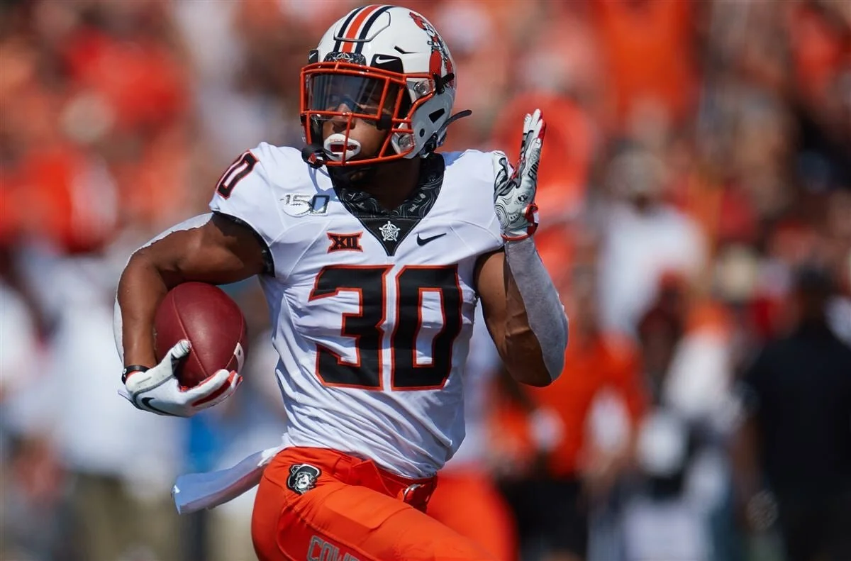 Chuba Hubbard could be a Heisman finalist and a big reason Oklahoma State challenges for the Big 12 championship in 2020. Photo courtesy of 247sports.com