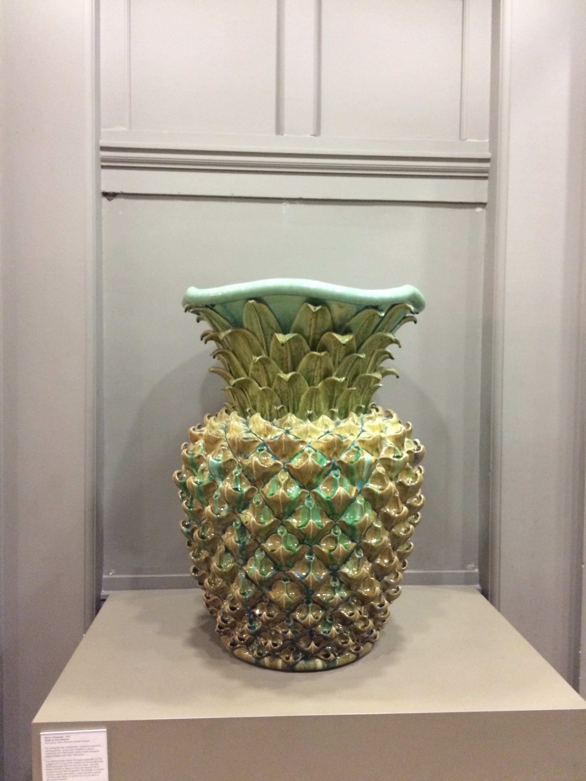 ‘Queen Pineapple’ (1994) by Kate Malone, Manchester Art Gallery