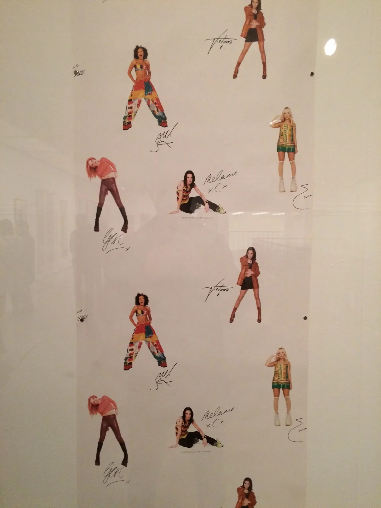 Spice Girls wallpaper, Whitworth art Gallery