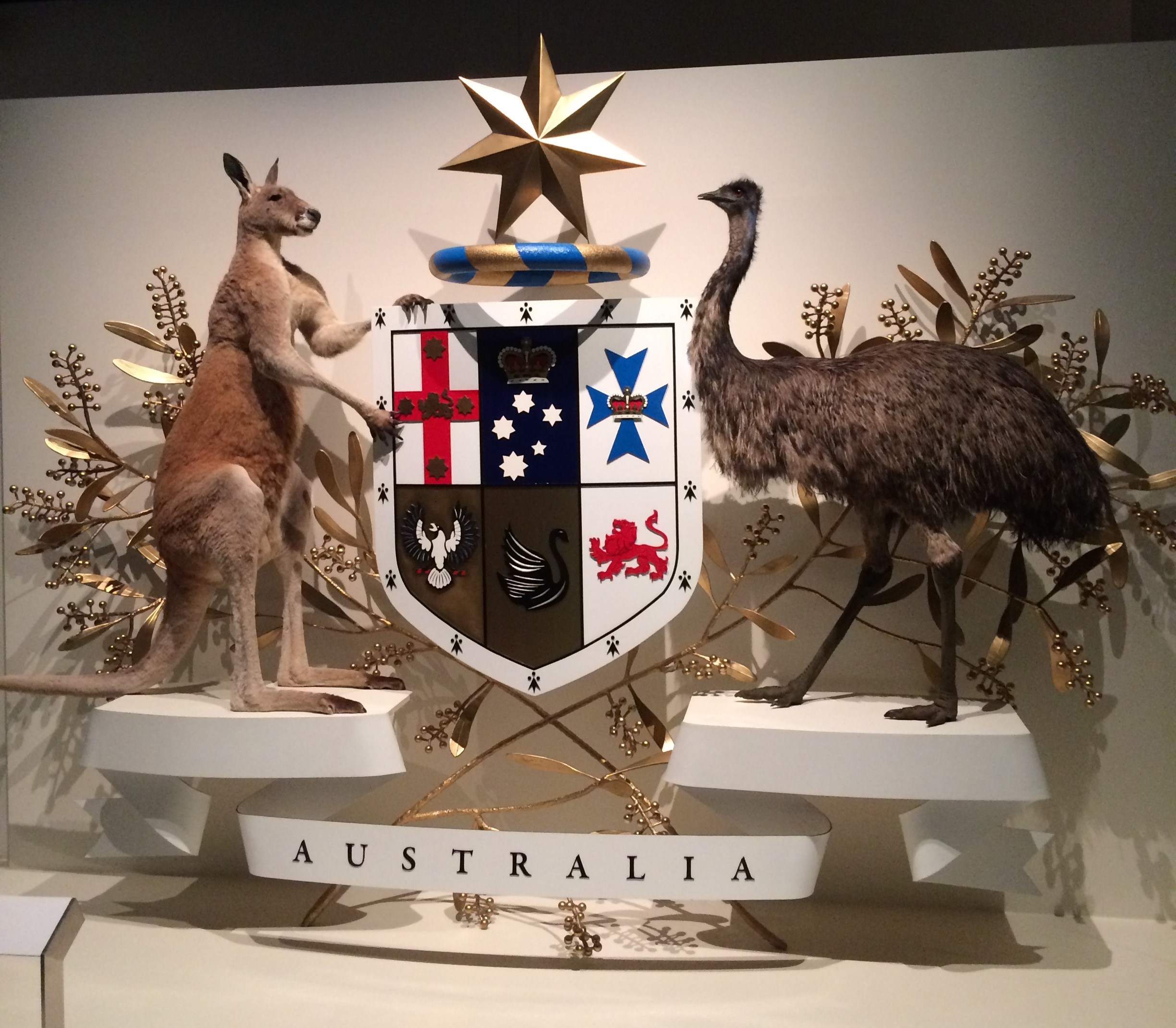 Australian coat of arms, Melbourne Museum