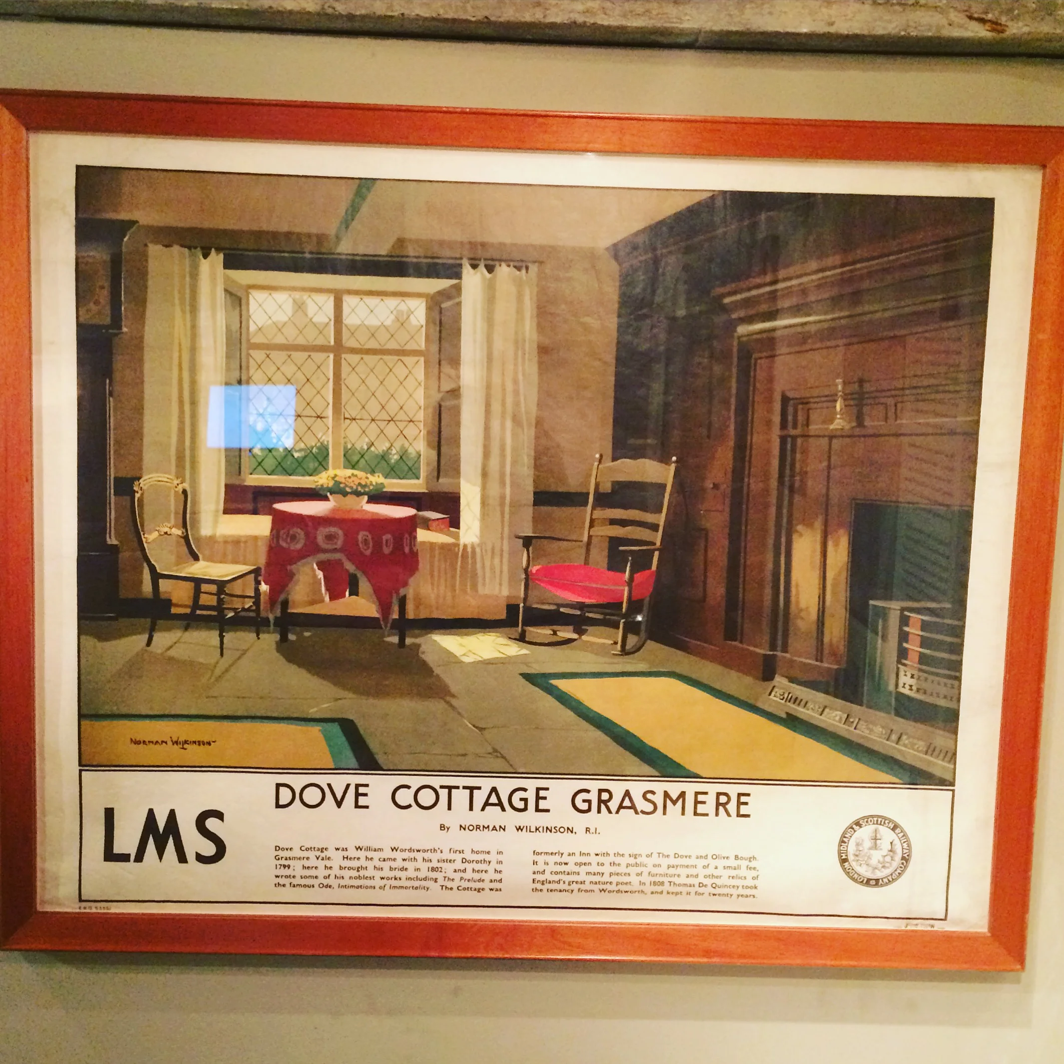 Dove Cottage poster (1925), The Wordsworth Trust