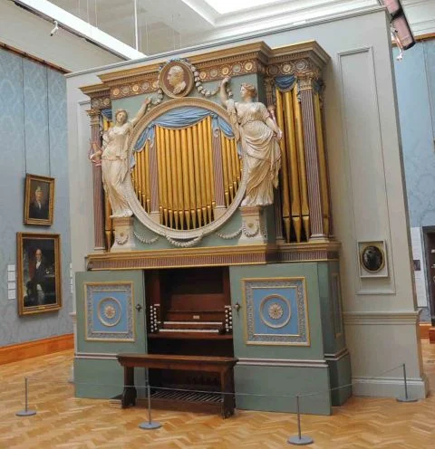 Chamber organ, National Museum Cardiff