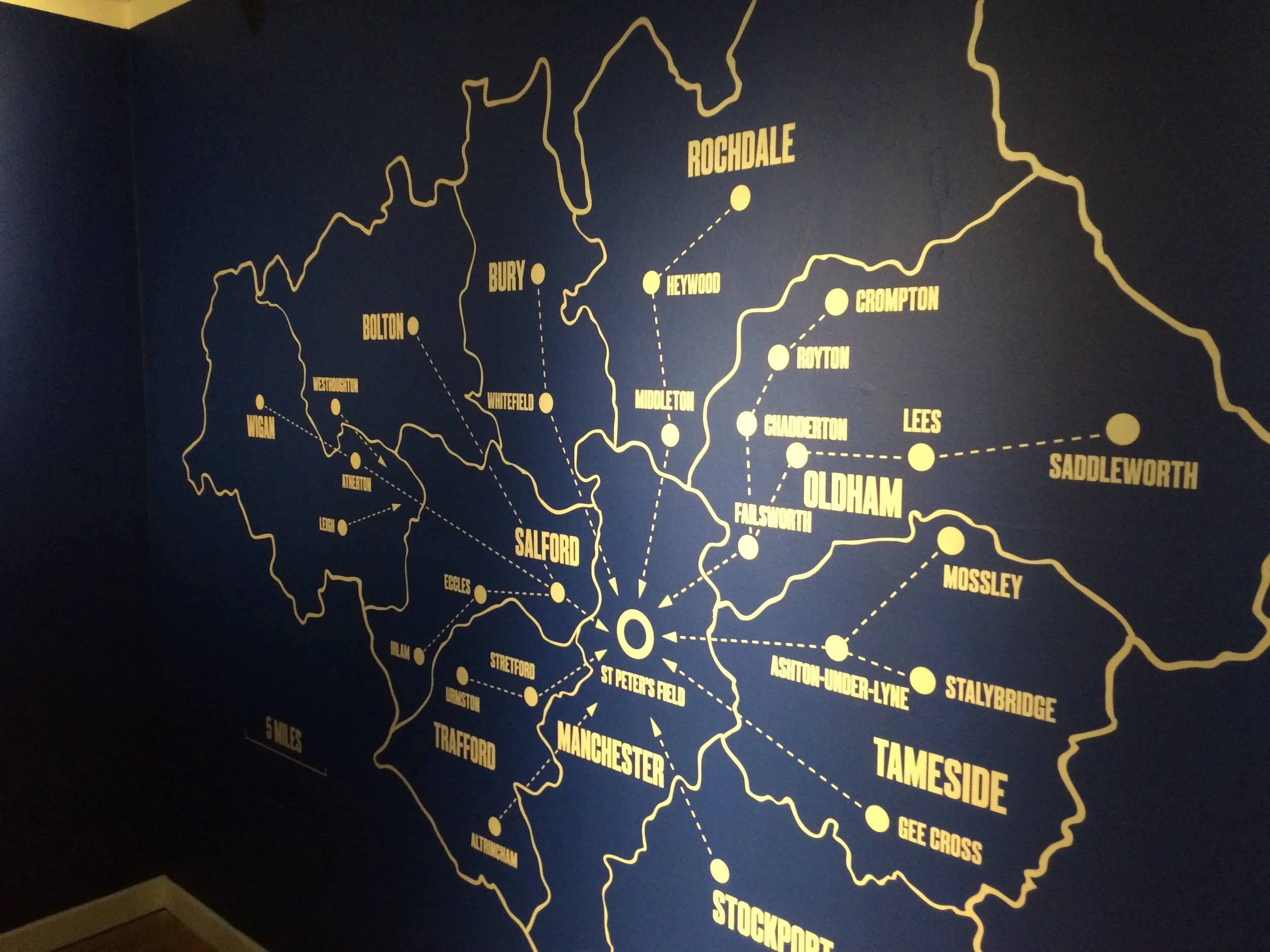 Map of Manchester, People's History Museum, Manchester