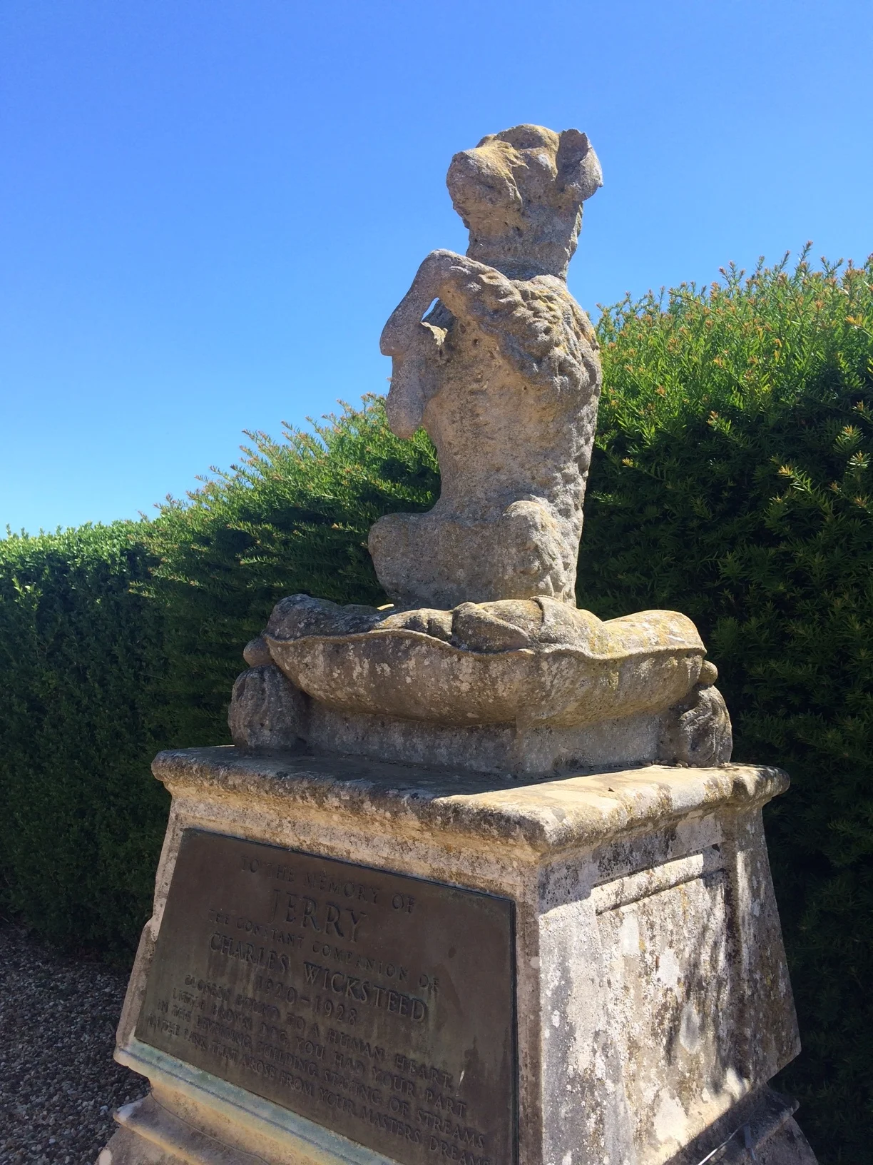 Jerry the dog, Wicksteed Park, Northamptonshire