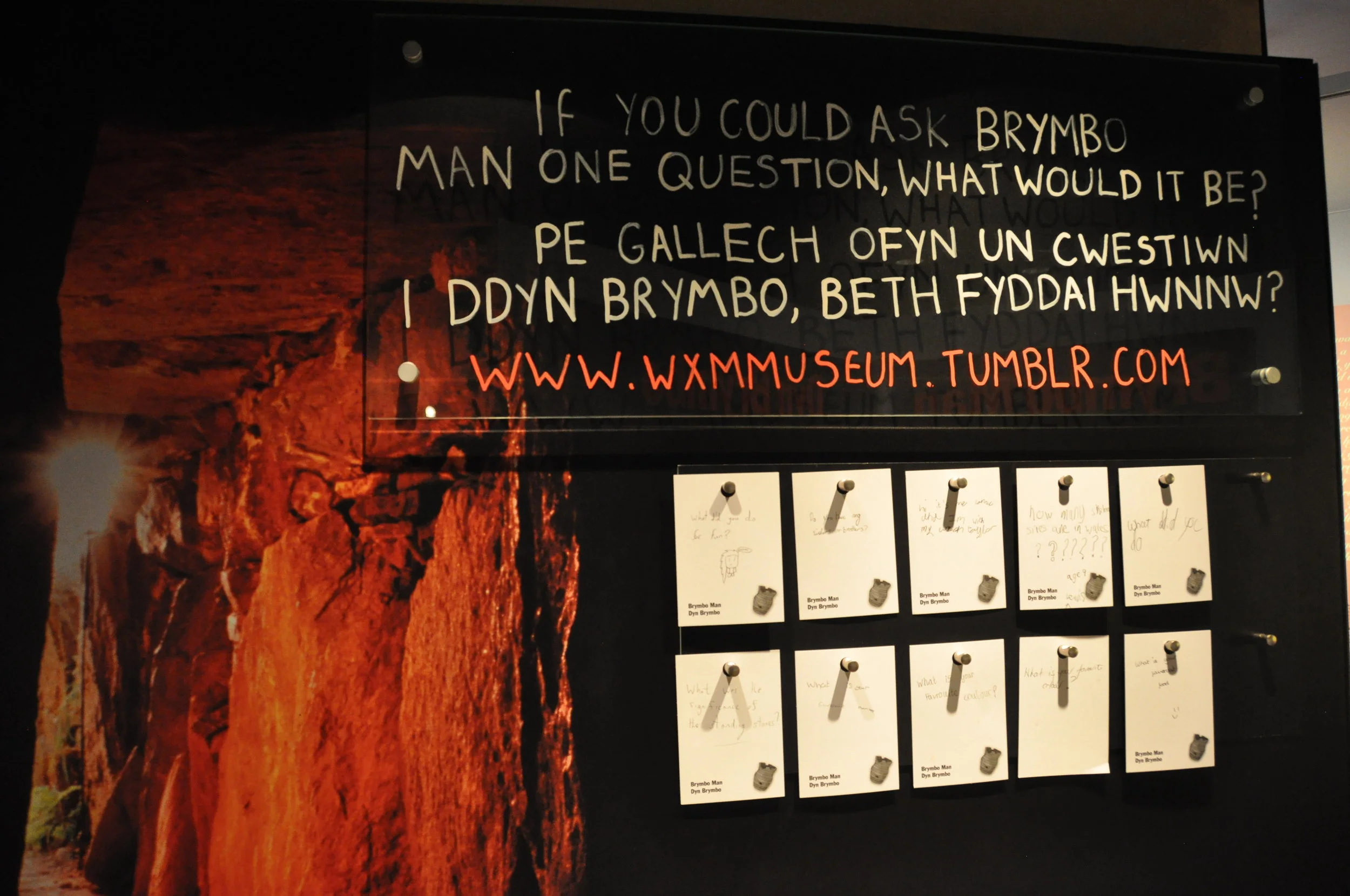 Brymbo Man interactive, Wrexham County Borough Museum