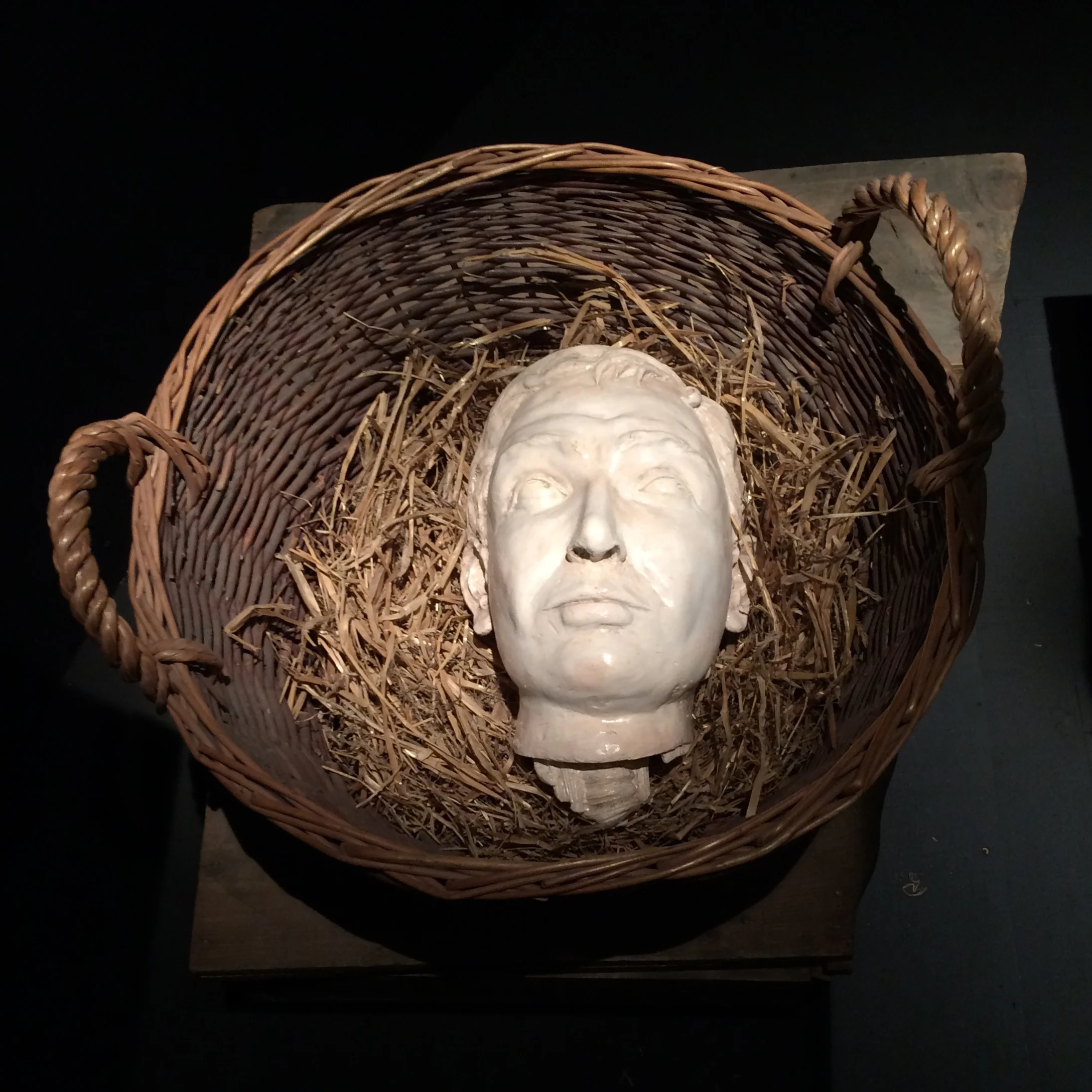 ‘Head of Waldemar Januszczak’ (1996) by Ian Hamilton Finlay, GOMA, Glasgow