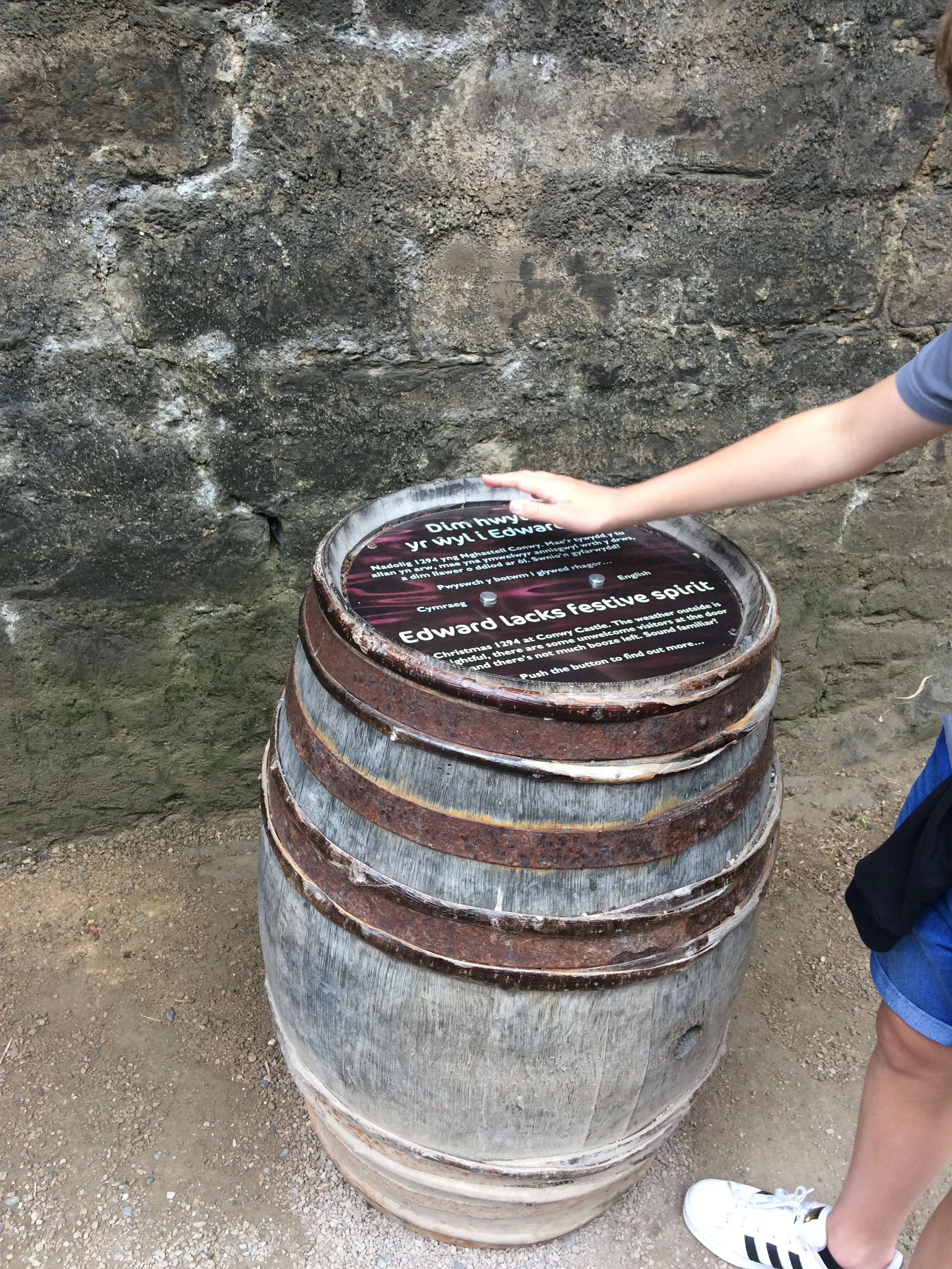 Sound barrel, Conwy Castle