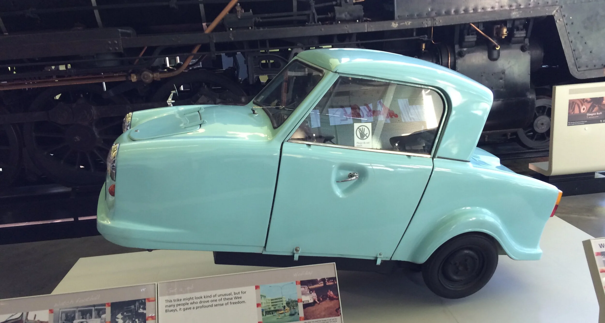 AC three-wheeler, Riverside Museum, Glasgow