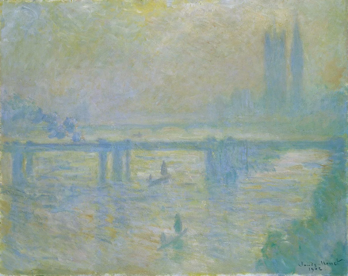 ‘Charing Cross Bridge’ (1902) by Claude Monet Amgueddfa Cymru/ National Museums &amp; Galleries of Wales, Cardiff