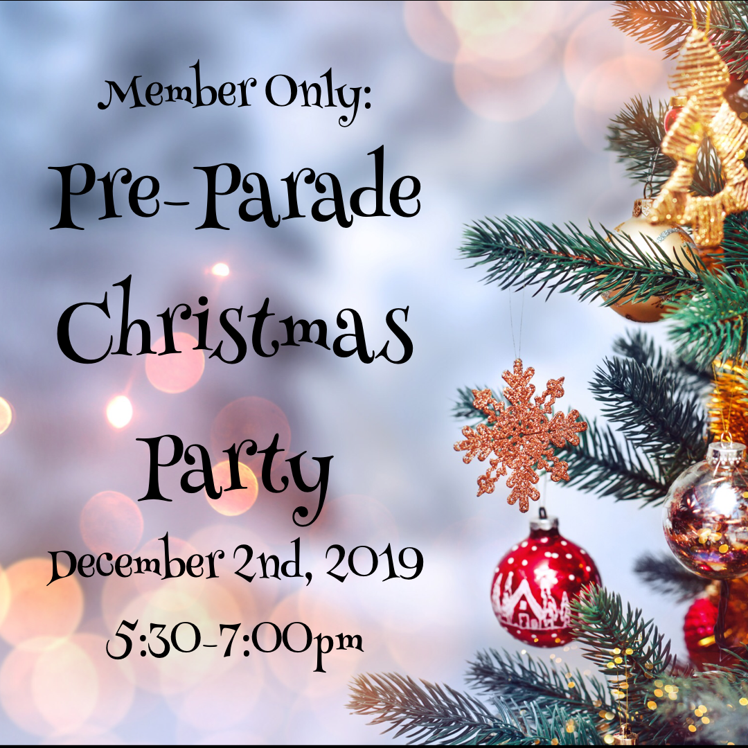 aMuse'um Member Only Pre-Parade Christmas Party