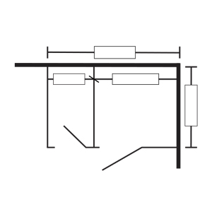 IN CORNER 2 WITH ADA COMPARTMENT