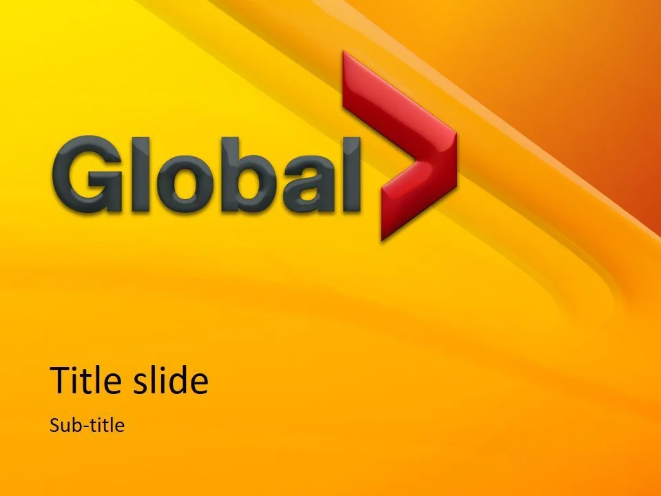 Global TV PowerPoint Templates