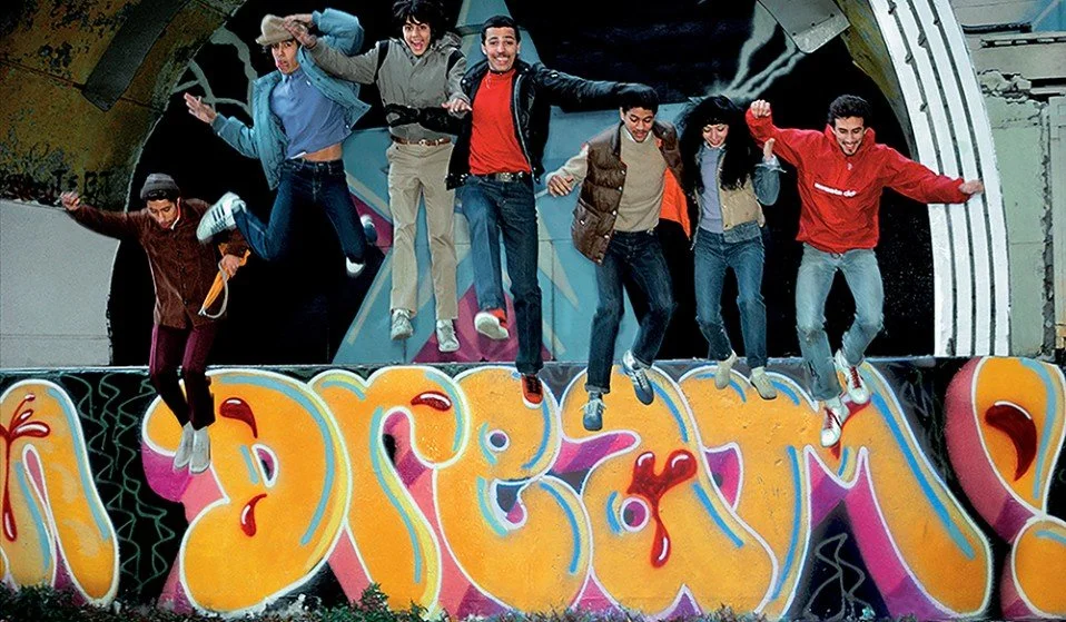 Lady Pink and other 1980s graffiti writers.JPG