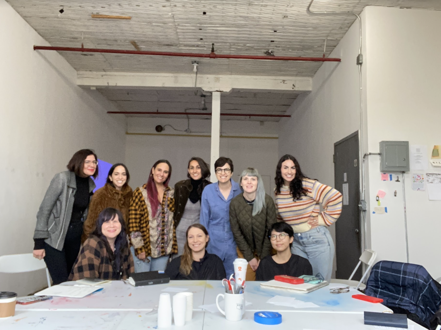 Rose Nestler's Fall 2022 Class in the NYC Crit Club Studio