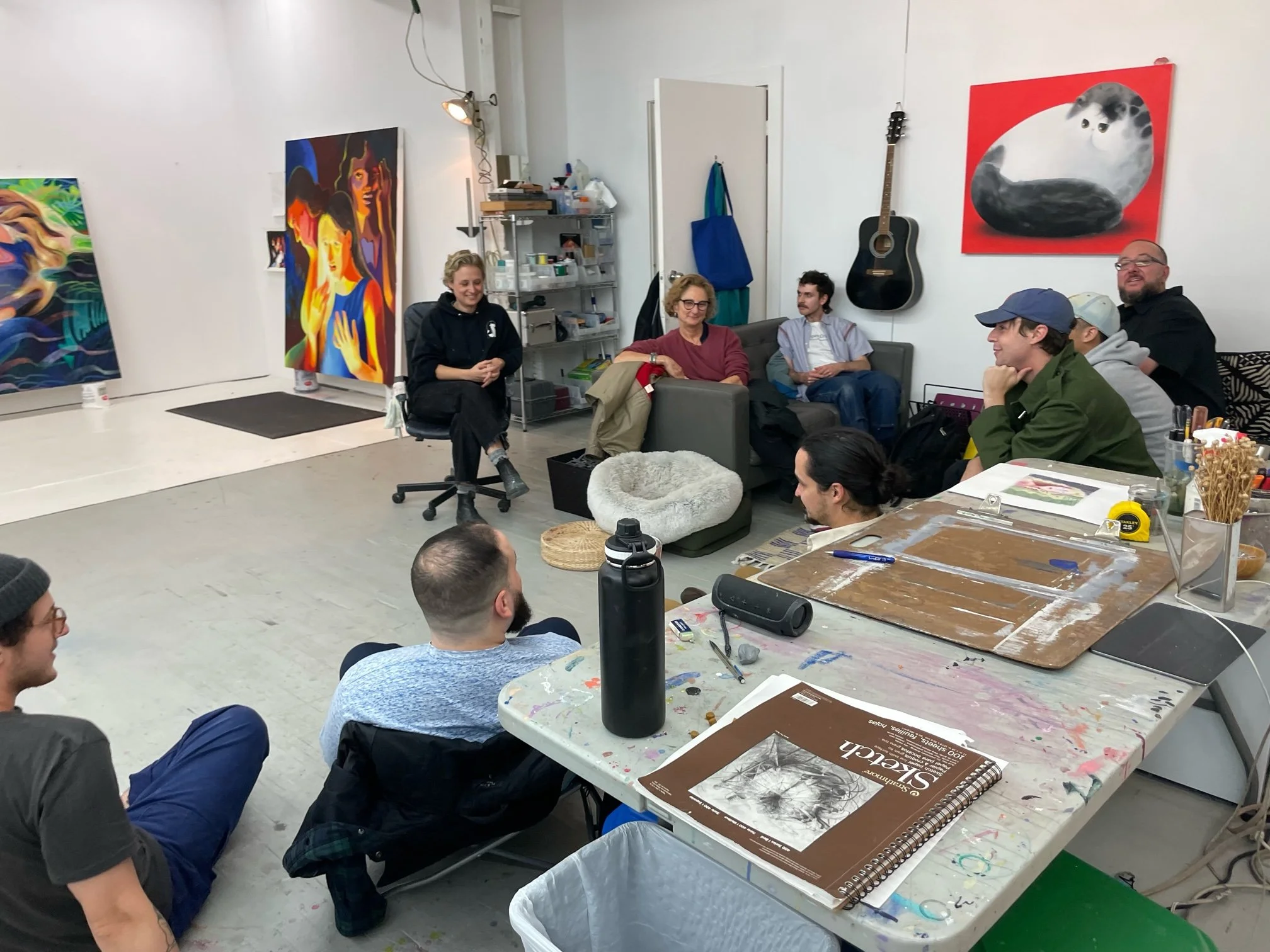 Chris Bogia's Fall 2022 Class Visiting Robin F. Williams Studio