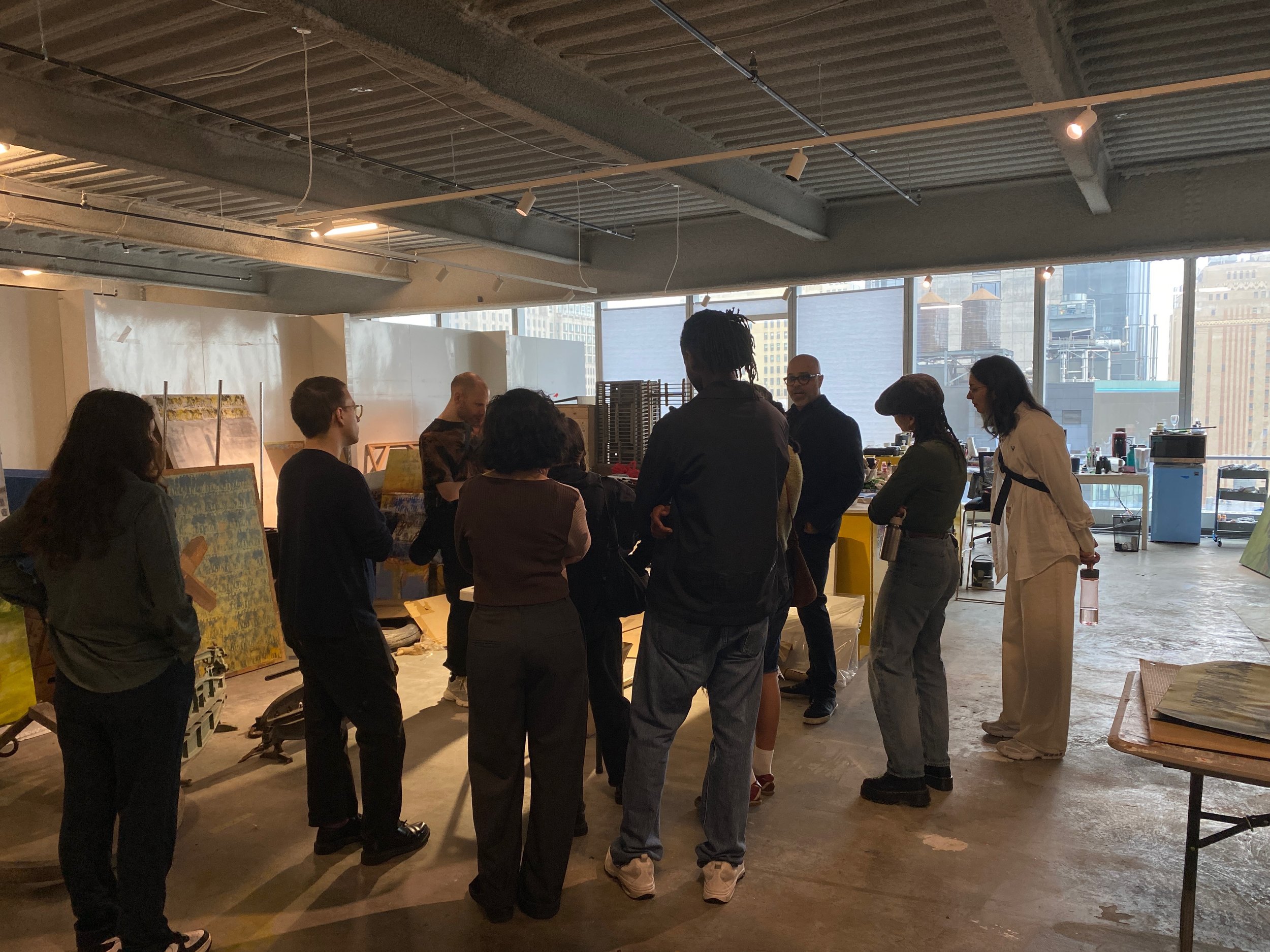 Visit to Silver Art Projects with Artist in Residence Jared Owens