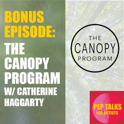 Pep Talks for Artists: The Canopy Program w/ Catherine Haggarty