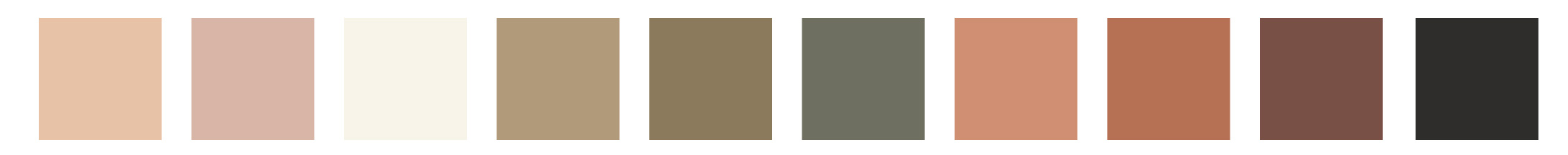 American Prairie Colour Palette.