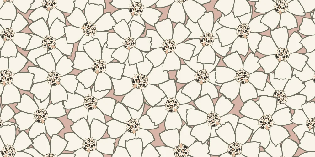 Tiny little flowers (Pink) ©Kate Lancaster