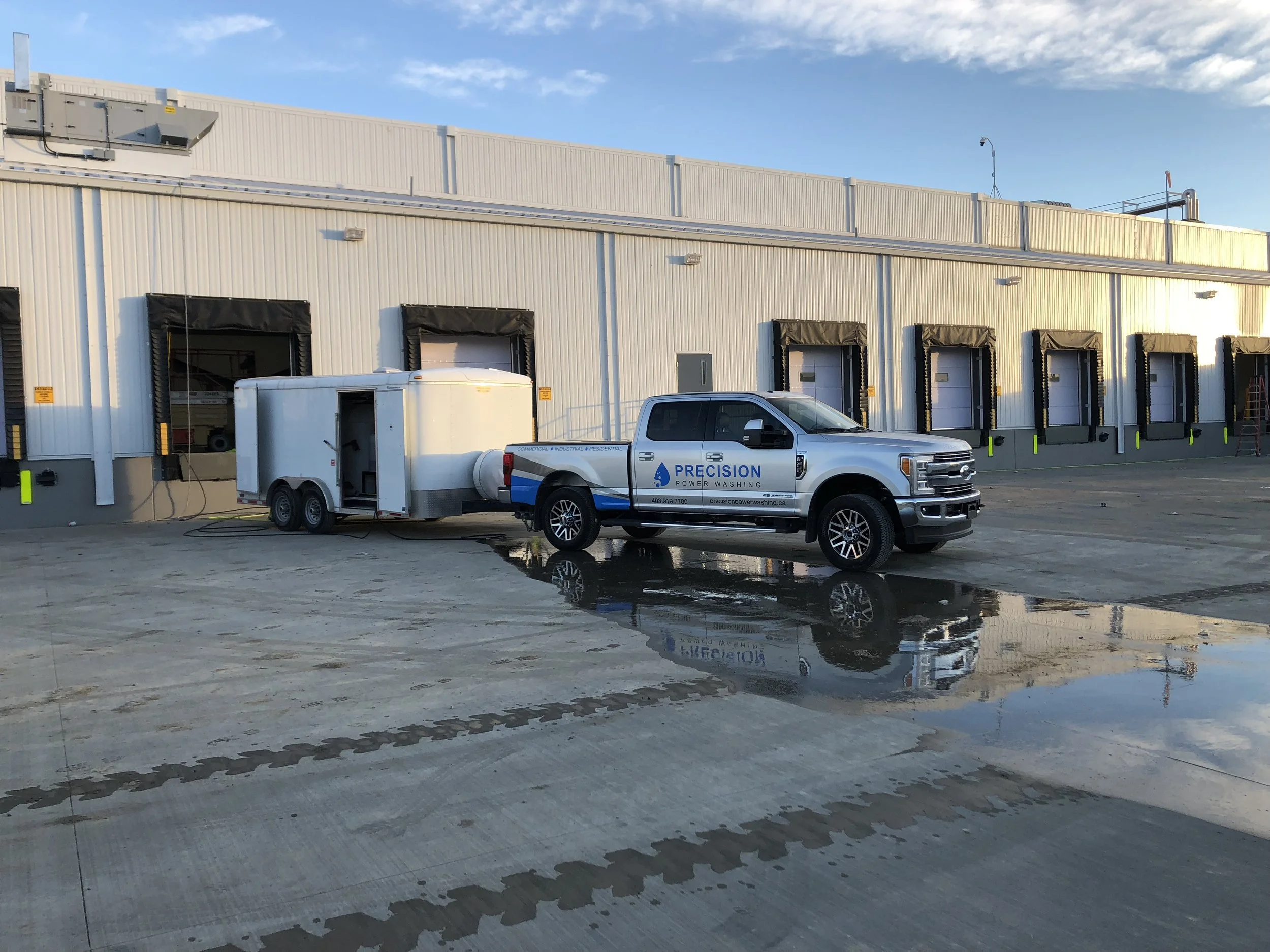 Industrial Interior Warehouse Power Washing