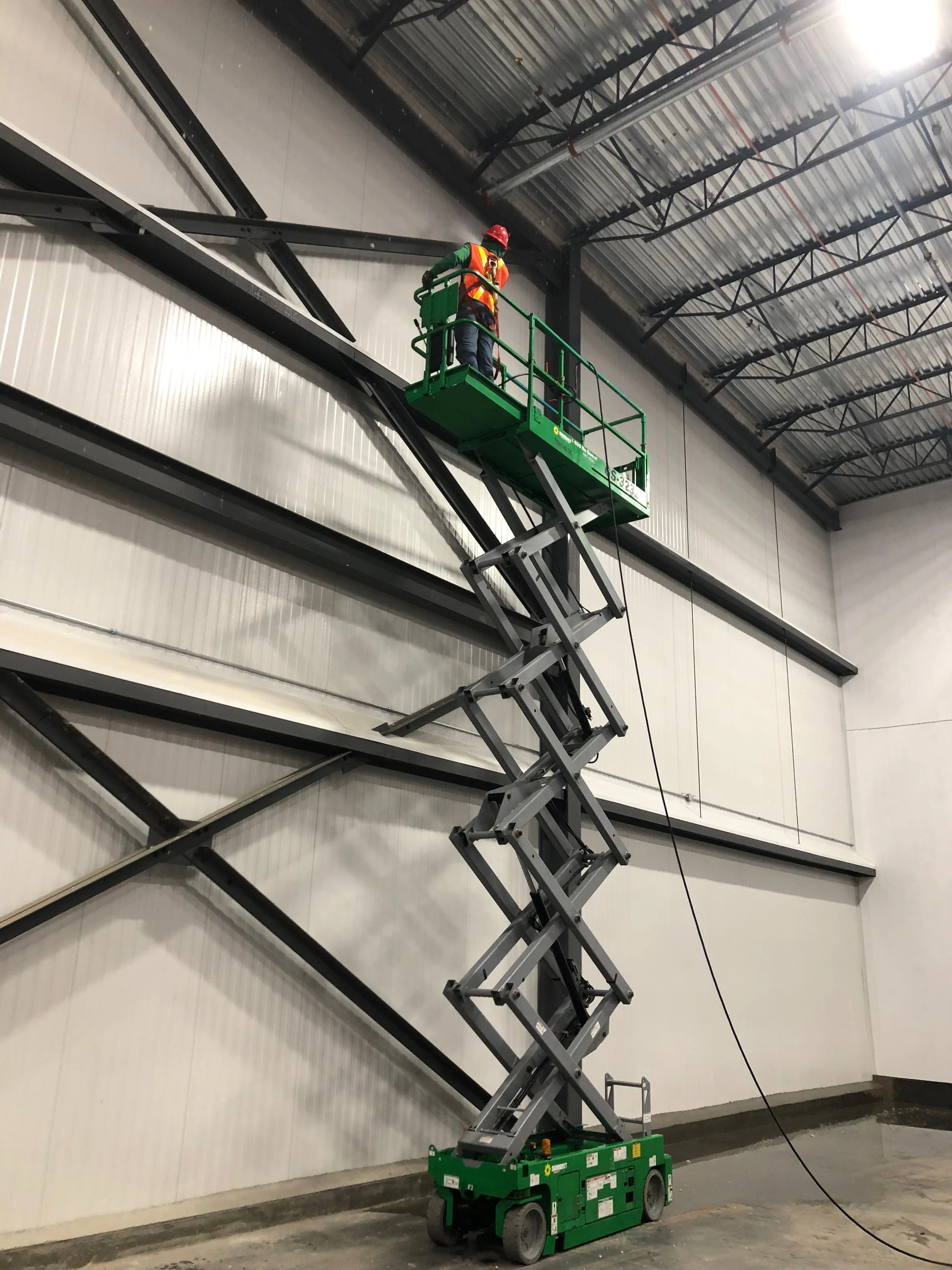 Interior Industrial Warehouse Power Washing