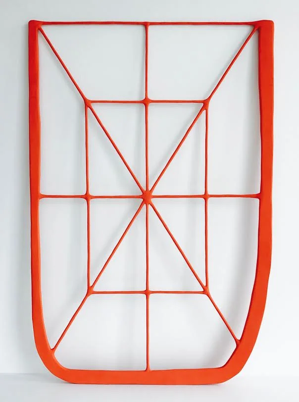 Untitled / 2017 / Acrylic, apoxie sculpt, aluminum, and rigid wrap on foam / 60 x 40 x 1 inches (152 x 101 x 3 cm)