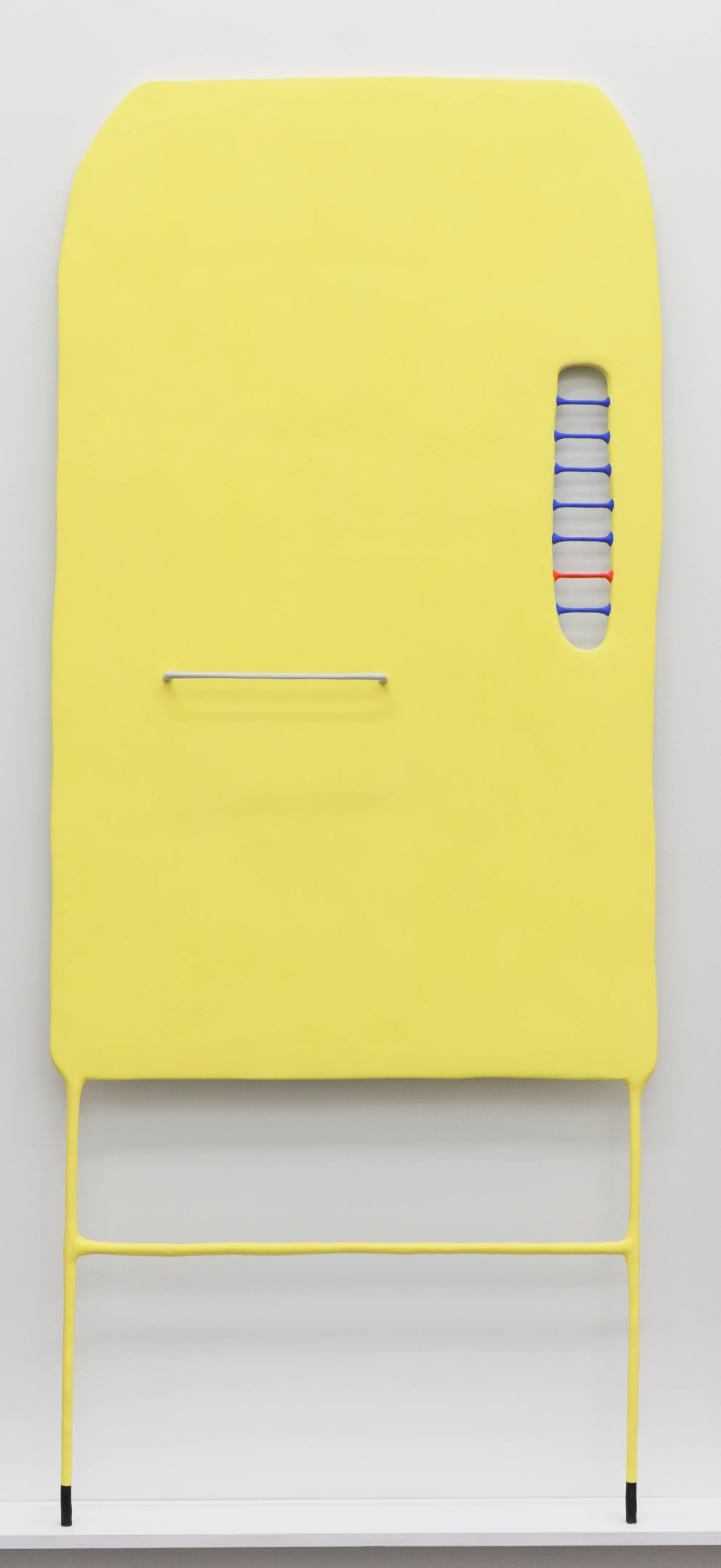 Promises, Promises / 2017 / Acrylic, apoxie sculpt, aluminum, and rigid wrap on foam / 82 x 34.5 x .75 inches (208 x 87 x 2 cm)