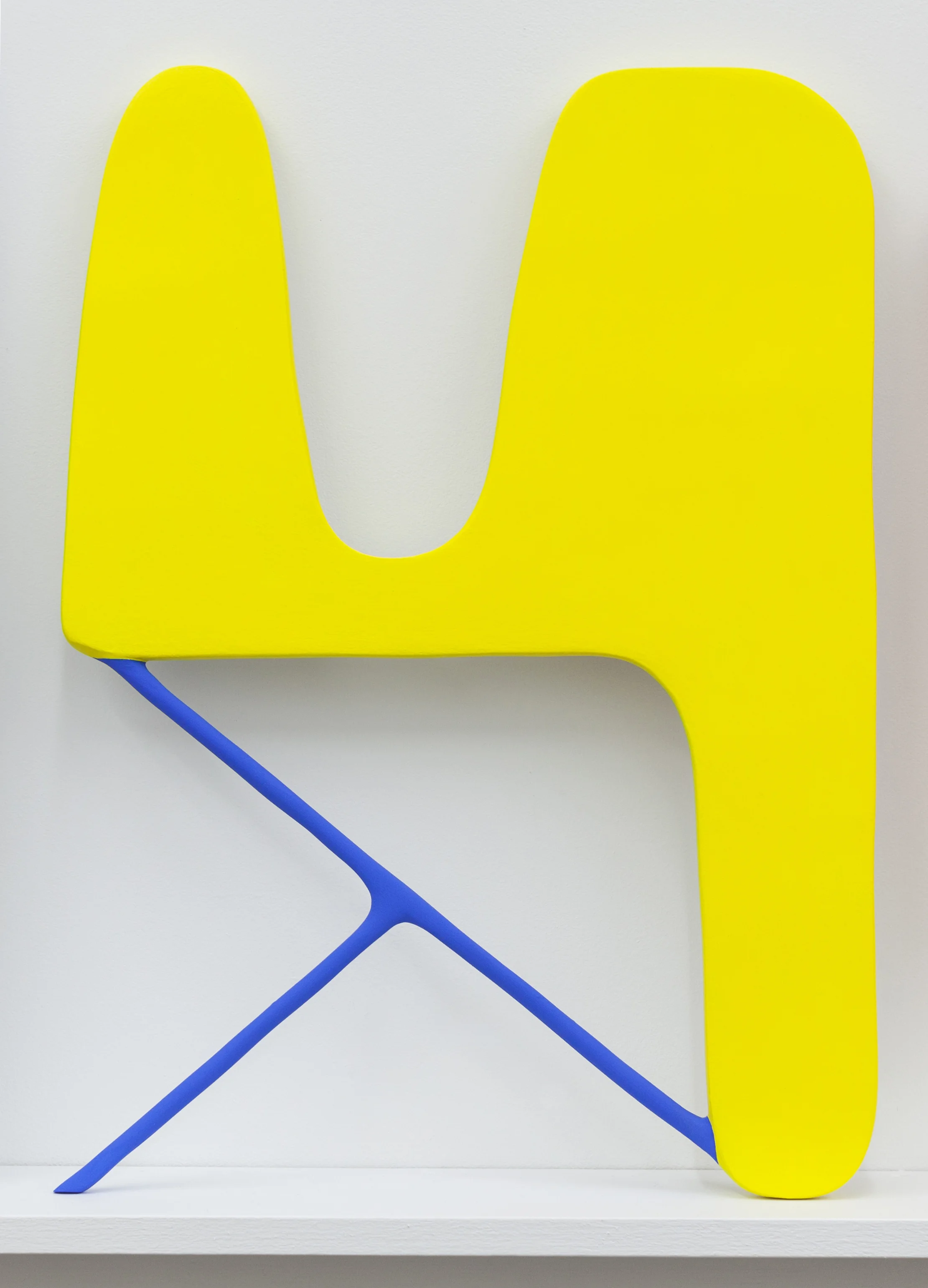 Untitled / 2018 / Acrylic, apoxie sculpt, aluminum, and rigid wrap on foam / 23.25 x 16.75 x .75 inches (59 x 41 x 2 cm)