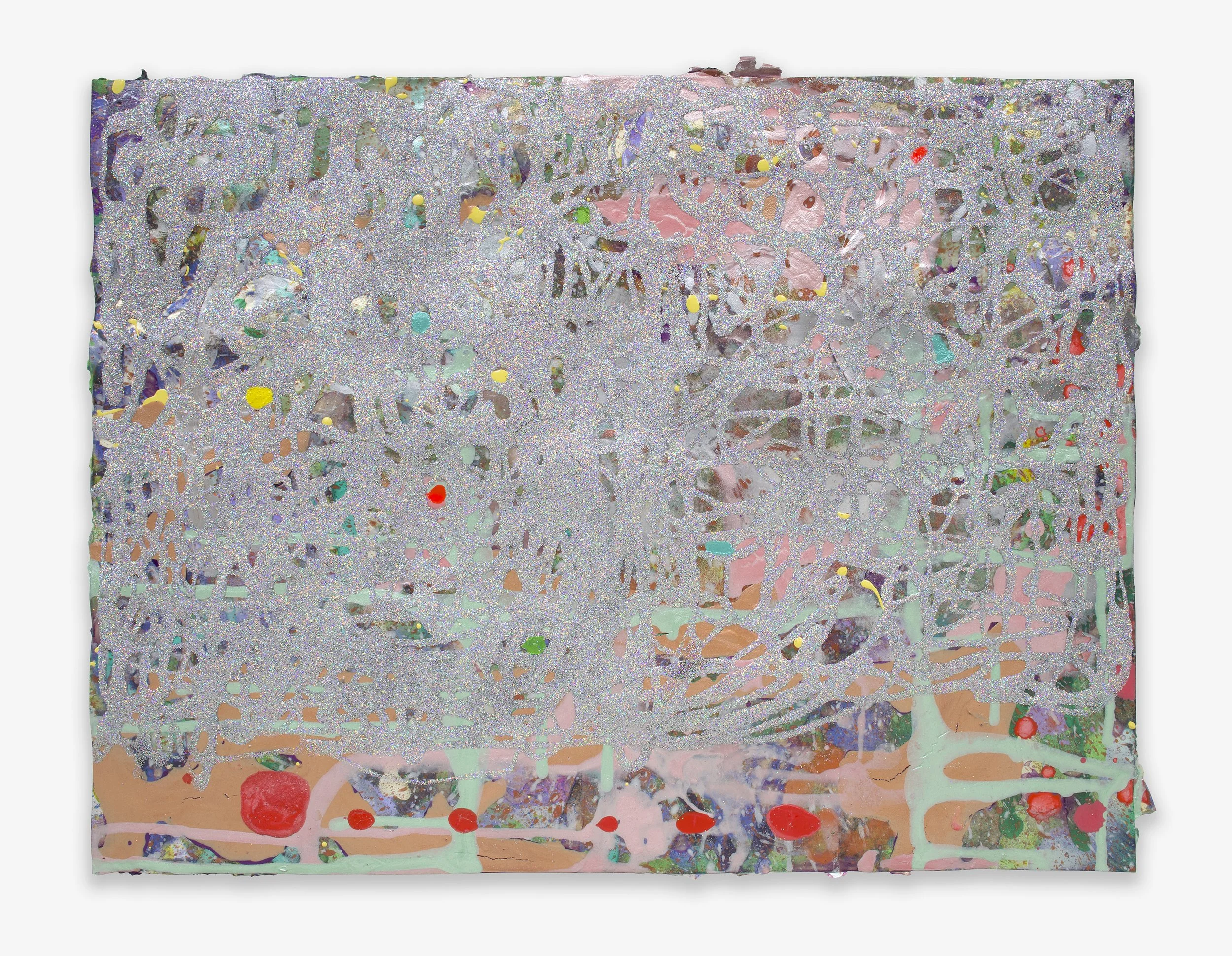 Untitled / 2025 / Mixed media on Arches 140 lb Hot Pressed 100 % Cotton / 12 x 16 inches (31 x 41 cm)